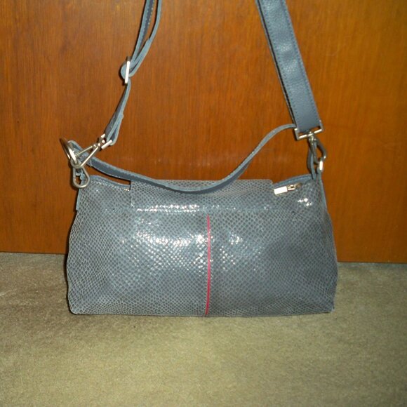Hammitt VIP Skyline Snake Satchel Leather Handbag Gunmetal Hardware $495, NWOT!! - Picture 2 of 4